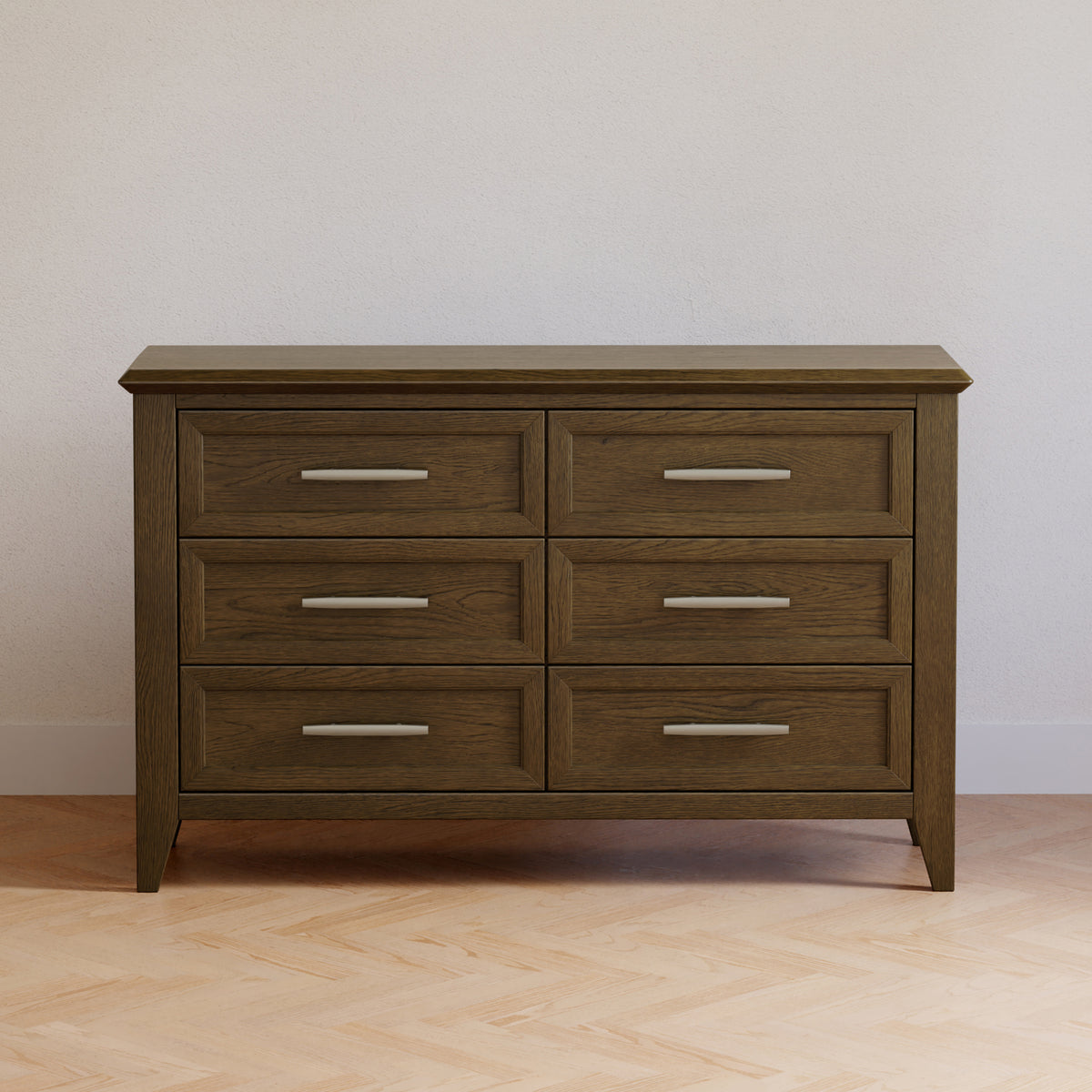 B14416TE,Monogram by Namesake,Barrow 6-Drawer Dresser in Toffee