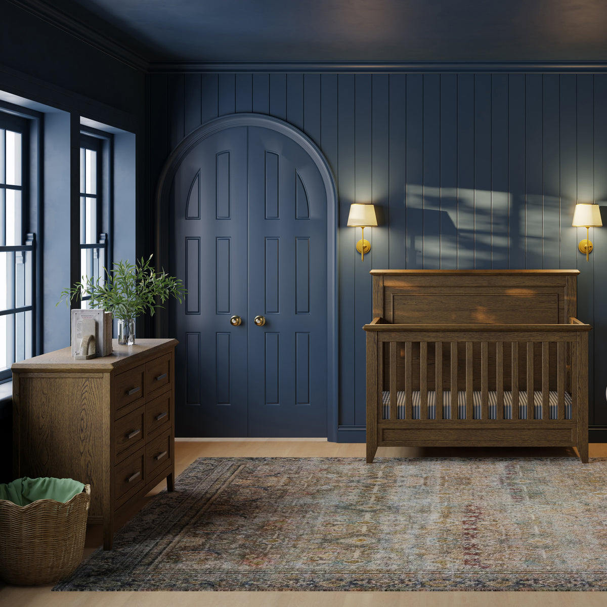 B14416TE,Monogram by Namesake,Barrow 6-Drawer Dresser in Toffee