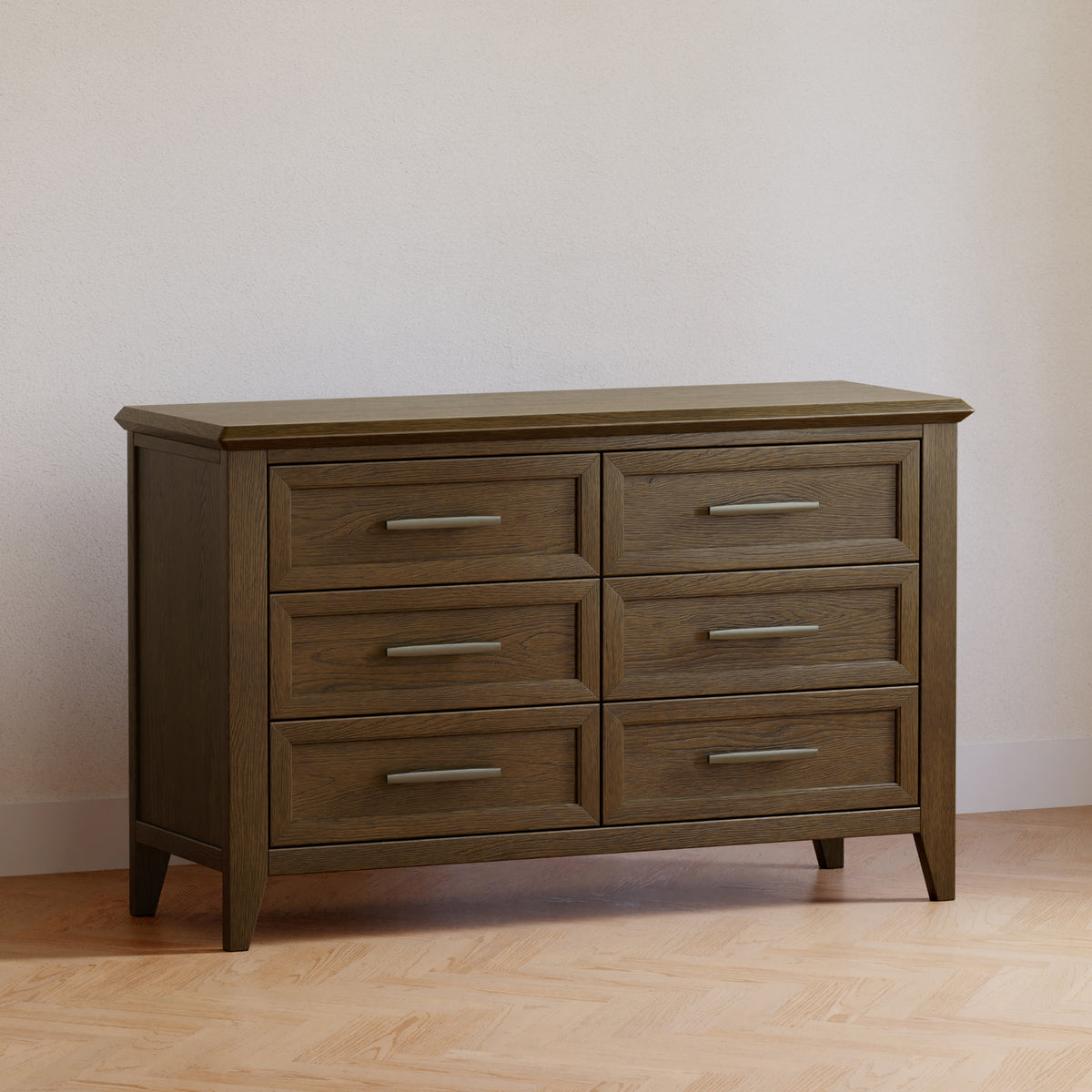 B14416TE,Monogram by Namesake,Barrow 6-Drawer Dresser in Toffee