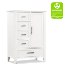 B14427RW,Monogram by Namesake,Barrow Chifforobe in Warm White