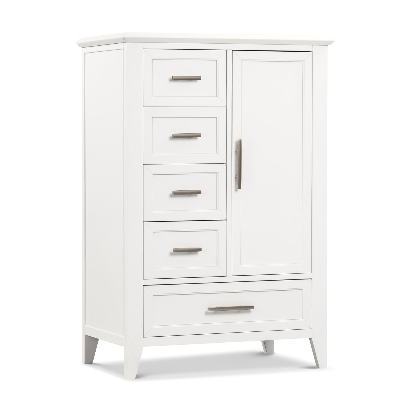 B14427RW,Monogram by Namesake,Barrow Chifforobe in Warm White