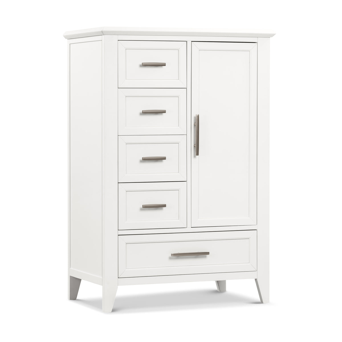 B14427RW,Monogram by Namesake,Barrow Chifforobe in Warm White