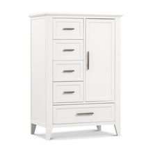 B14427RW,Monogram by Namesake,Barrow Chifforobe in Warm White