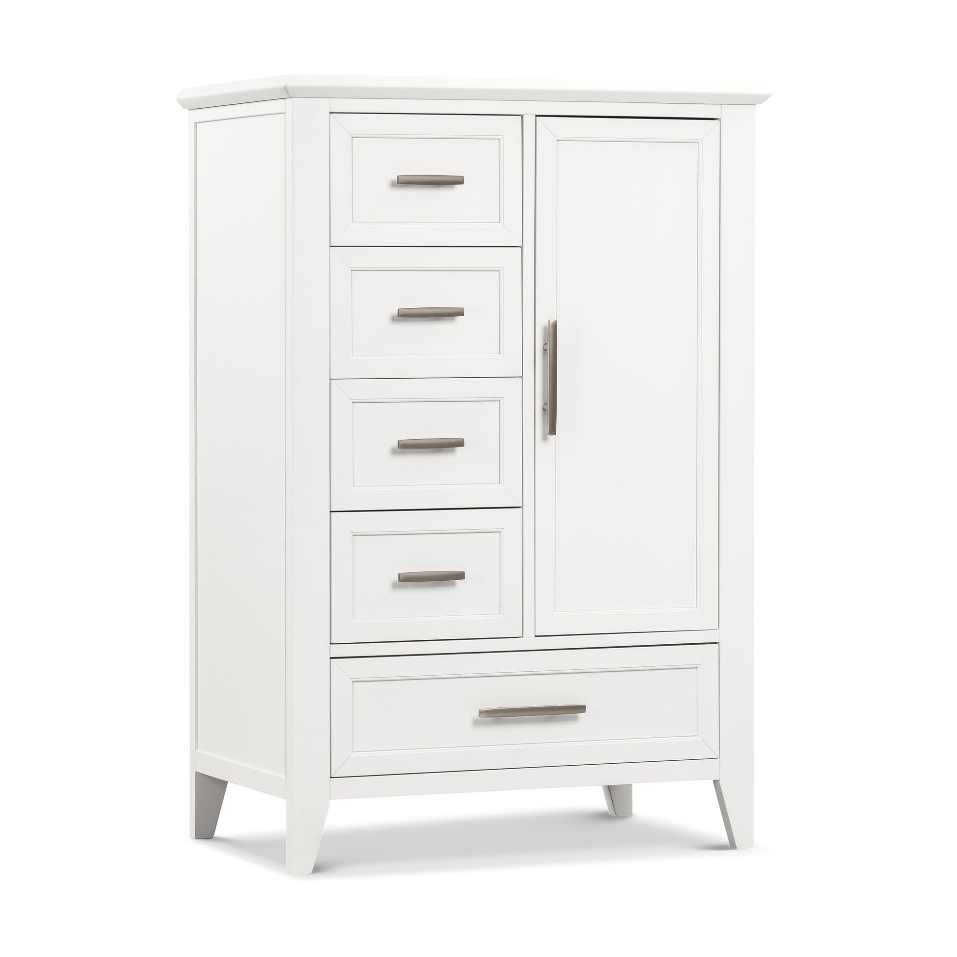 B14427RW,Monogram by Namesake,Barrow Chifforobe in Warm White