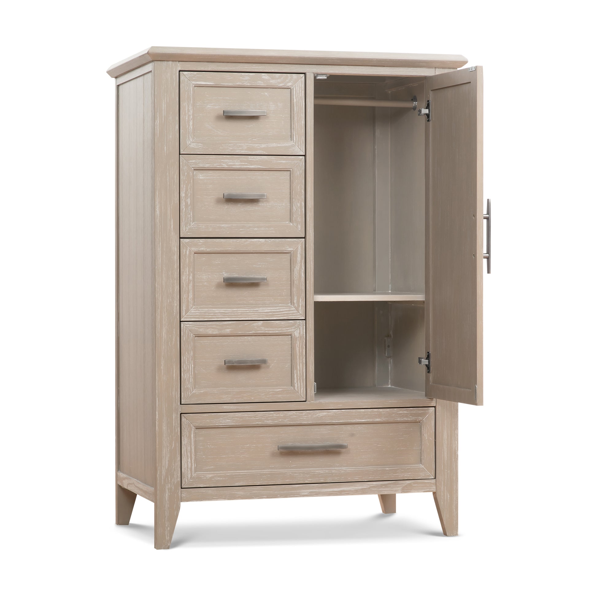 B14427SDB,Monogram by Namesake,Barrow Chifforobe in Sandbar