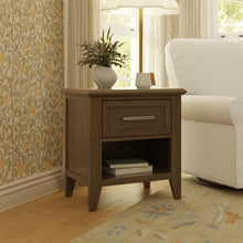 B14460TE,Monogram by Namesake,Barrow Nightstand in Toffee