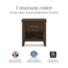 B14460TE,Monogram by Namesake,Barrow Nightstand in Toffee
