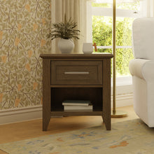 B14460TE,Monogram by Namesake,Barrow Nightstand in Toffee