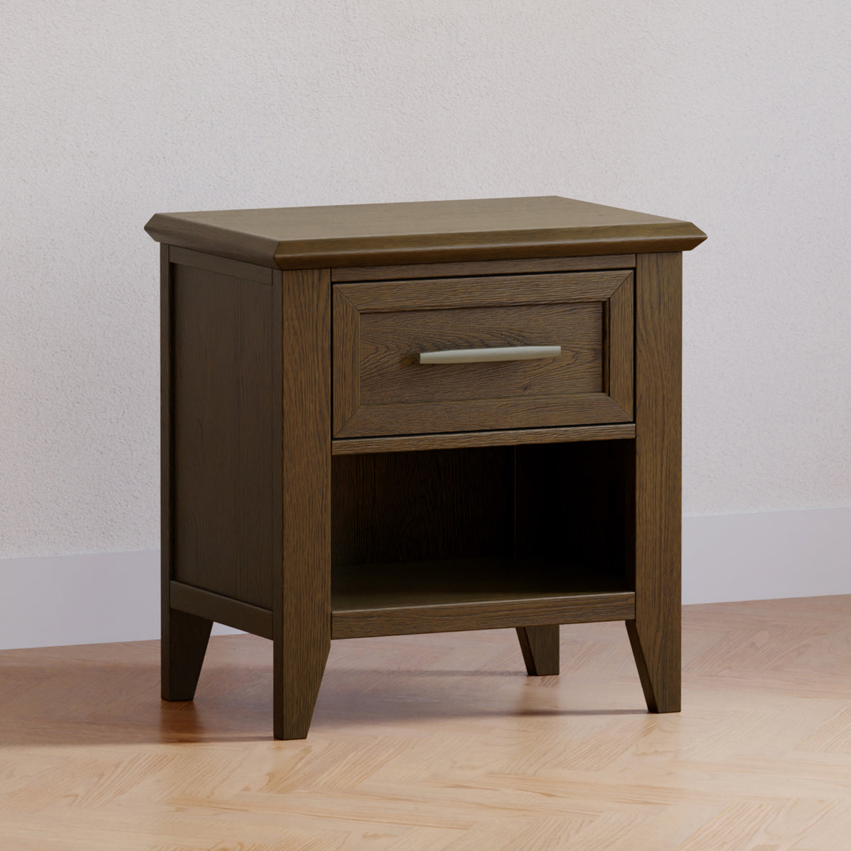 B14460TE,Monogram by Namesake,Barrow Nightstand in Toffee