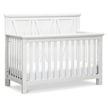 B14501LW,Monogram by Namesake,Emory Farmhouse 4-in-1 Convertible Crib in Linen White