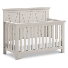 B14501WDF,Monogram by Namesake,Emory Farmhouse 4-in-1 Convertible Crib in White Driftwood