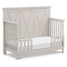 B14501WDF,Monogram by Namesake,Emory Farmhouse 4-in-1 Convertible Crib in White Driftwood