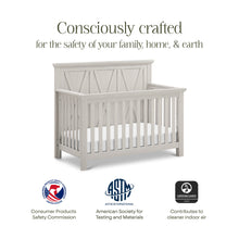 B14501WDF,Monogram by Namesake,Emory Farmhouse 4-in-1 Convertible Crib in White Driftwood