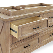 B14516DF,Monogram by Namesake,Emory Farmhouse 6-Drawer Dresser in Driftwood