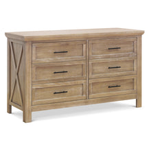 B14516DF,Monogram by Namesake,Emory Farmhouse 6-Drawer Dresser in Driftwood