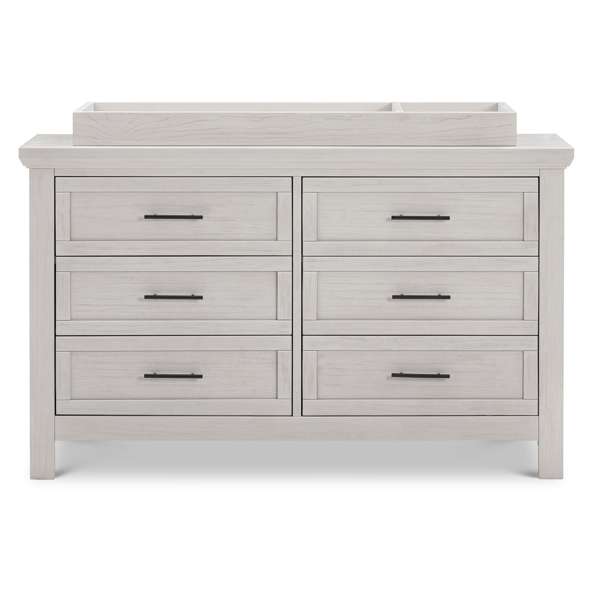 B14516WDF,Monogram by Namesake,Emory Farmhouse 6-Drawer Dresser in White Driftwood