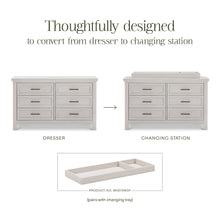 B14516WDF,Monogram by Namesake,Emory Farmhouse 6-Drawer Dresser in White Driftwood