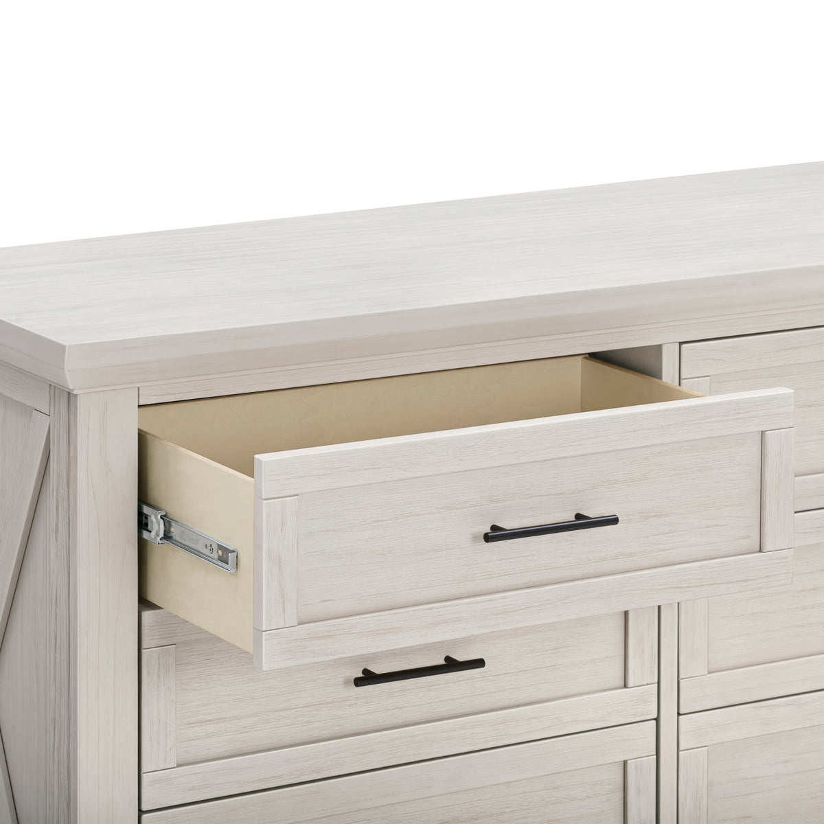 B14516WDF,Monogram by Namesake,Emory Farmhouse 6-Drawer Dresser in White Driftwood