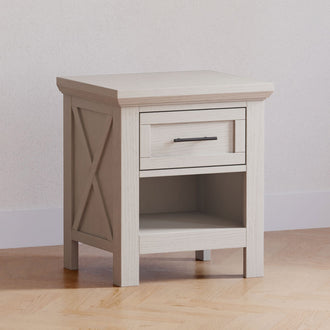 B14560WDF,Monogram by Namesake,Emory Farmhouse Nightstand in White Driftwood