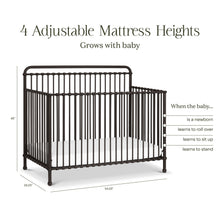 B15301UR,Namesake,Winston 4-in-1 Convertible Crib in Vintage Iron