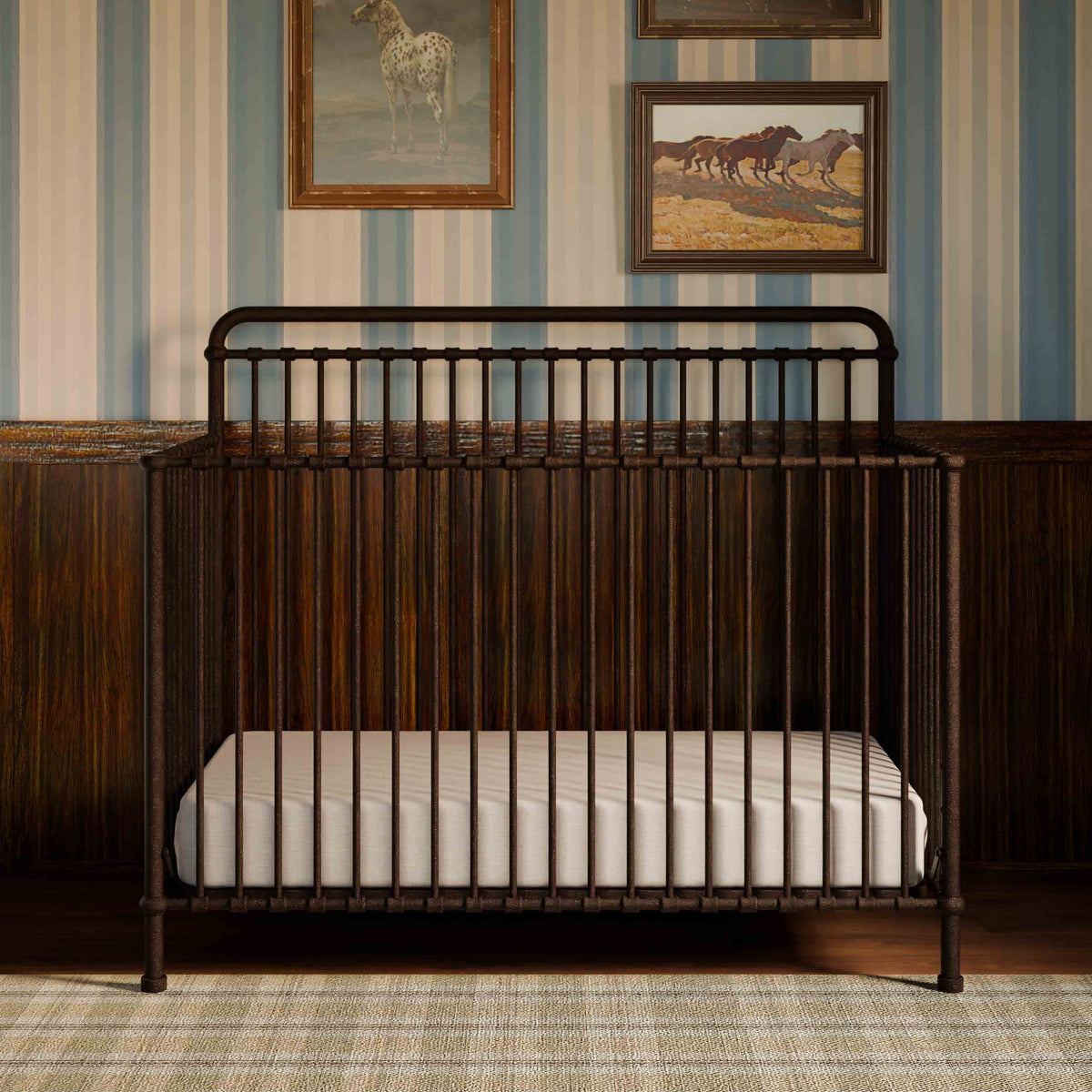 B15301UR,Namesake,Winston 4-in-1 Convertible Crib in Vintage Iron