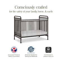 B15501UR,Namesake,Abigail 3-in-1 Convertible Crib in Vintage Iron