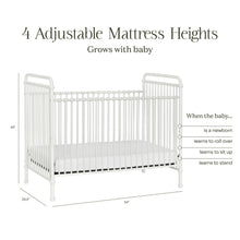 B15501WX,Namesake,Abigail 3-in-1 Convertible Crib in Washed White