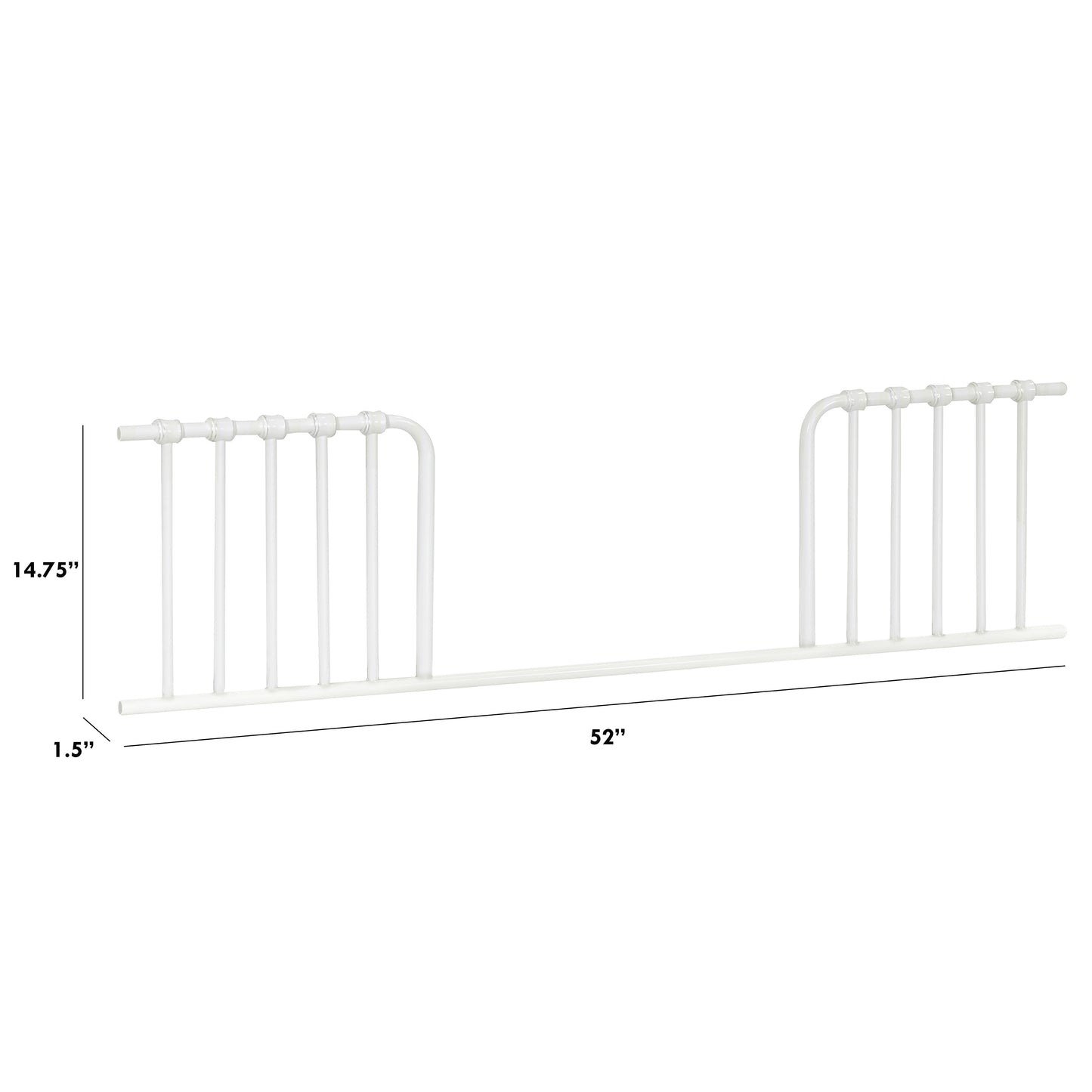B15599WX,Namesake,Toddler Bed Conversion Kit for Abigail and Winston in Washed White
