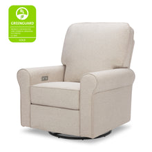 B17787PBEW,Monogram by Namesake,Monroe Pillowback Power Recliner in Performance Beach Eco-Weave