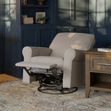 B17787PBEW,Monogram by Namesake,Monroe Pillowback Power Recliner in Performance Beach Eco-Weave