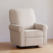 B17787PBEW,Monogram by Namesake,Monroe Pillowback Power Recliner in Performance Beach Eco-Weave