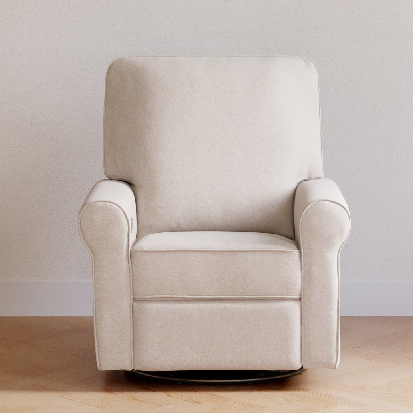 B17787PBEW,Monogram by Namesake,Monroe Pillowback Power Recliner in Performance Beach Eco-Weave