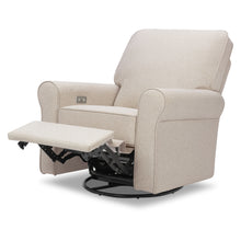 B17787PBEW,Monogram by Namesake,Monroe Pillowback Power Recliner in Performance Beach Eco-Weave