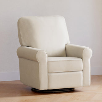 B17787PCMEW,Monogram by Namesake,Monroe Pillowback Power Recliner in Performance Cream Eco-Weave
