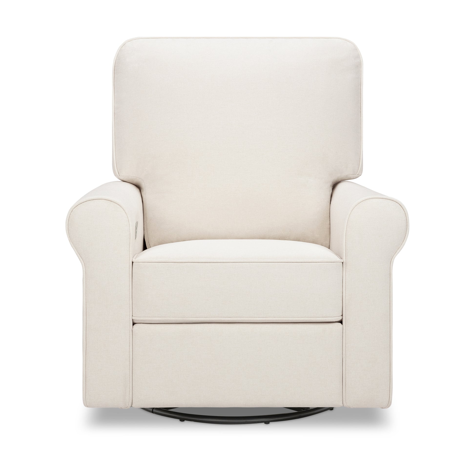 B17787PCMEW,Monogram by Namesake,Monroe Pillowback Power Recliner in Performance Cream Eco-Weave