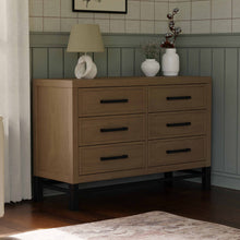 B25816DF,Monogram by Namesake,Newbern 6-Drawer Assembled Dresser in Driftwood