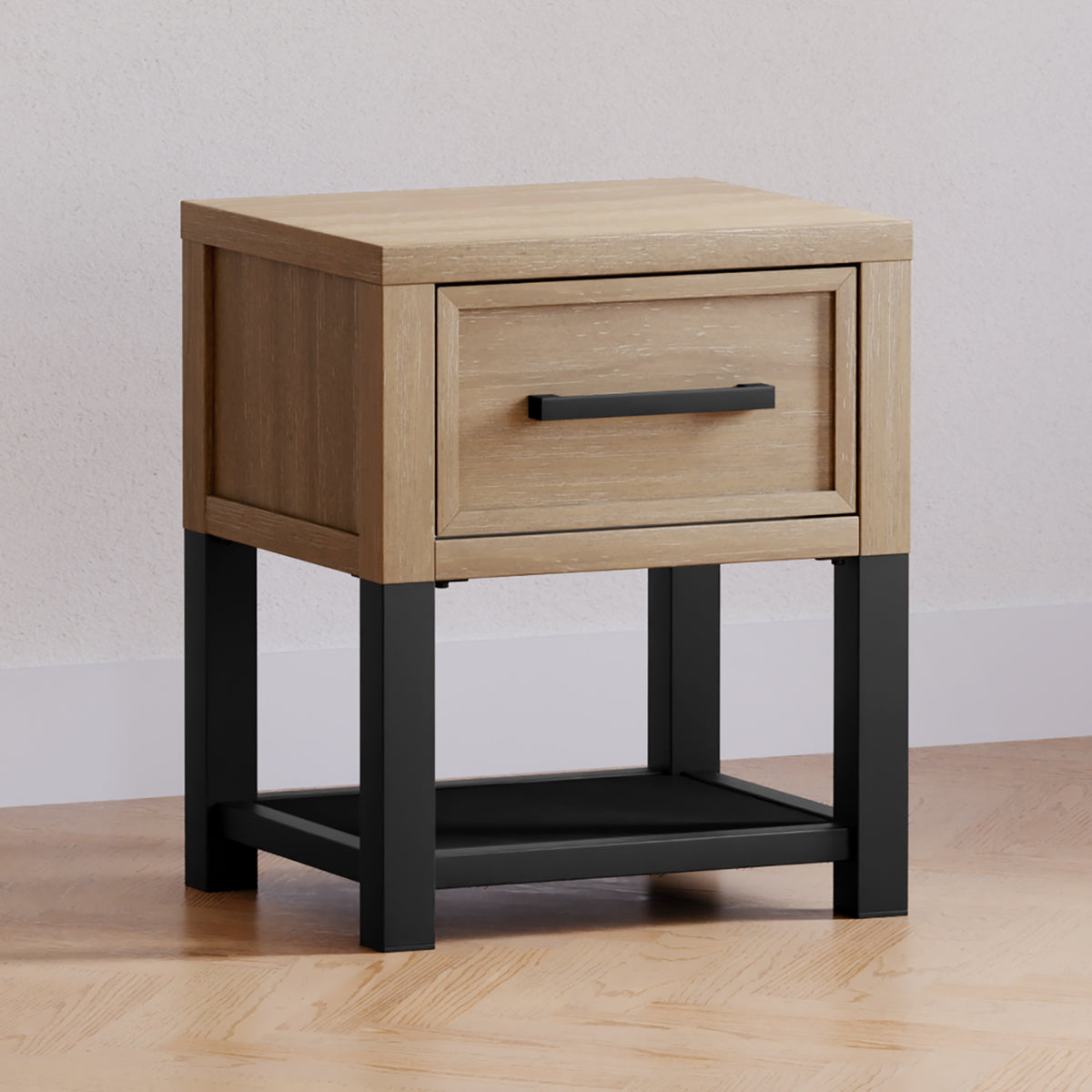 B25860DF,Monogram by Namesake,Newbern Nightstand  Assembled in Driftwood