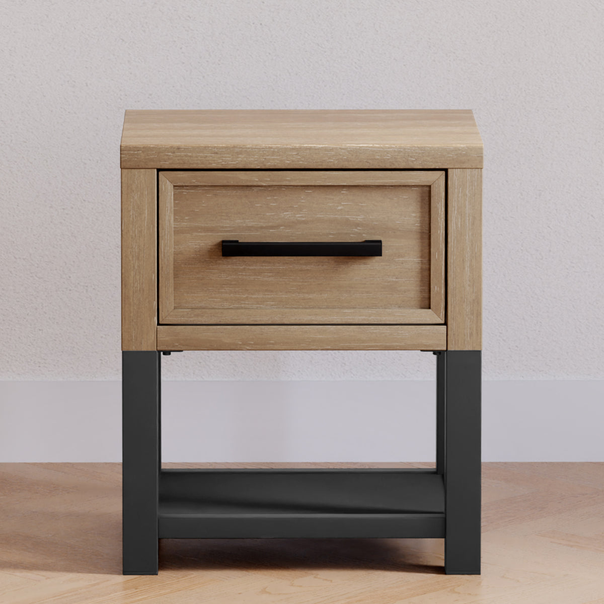 B25860DF,Monogram by Namesake,Newbern Nightstand  Assembled in Driftwood