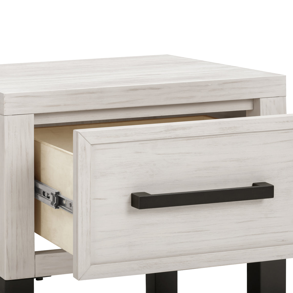 B25860WDF,Monogram by Namesake,Newbern Nightstand  Assembled in White Driftwood