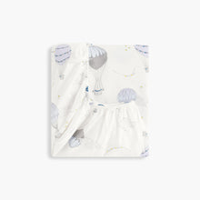 Gooslings Touch The Sky Crib Sheet - Blue