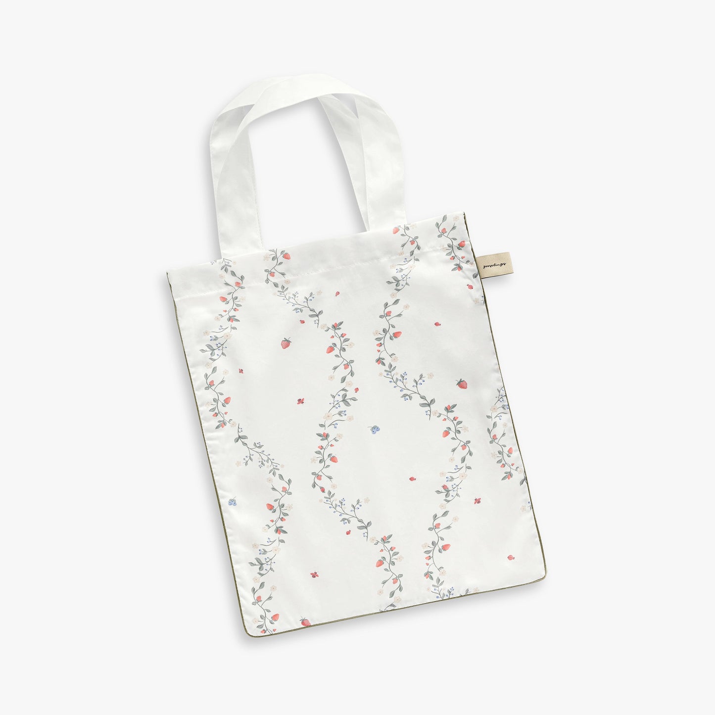 Gooslings Botanical Berries Crib Sheet - Ivory