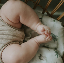 Gooslings Dino Dreams Crib Sheet - Sage