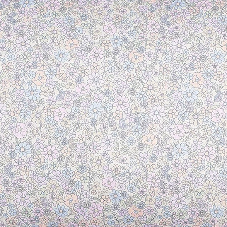 Gooslings Enchanted Wildflowers Crib Sheet - Ivory