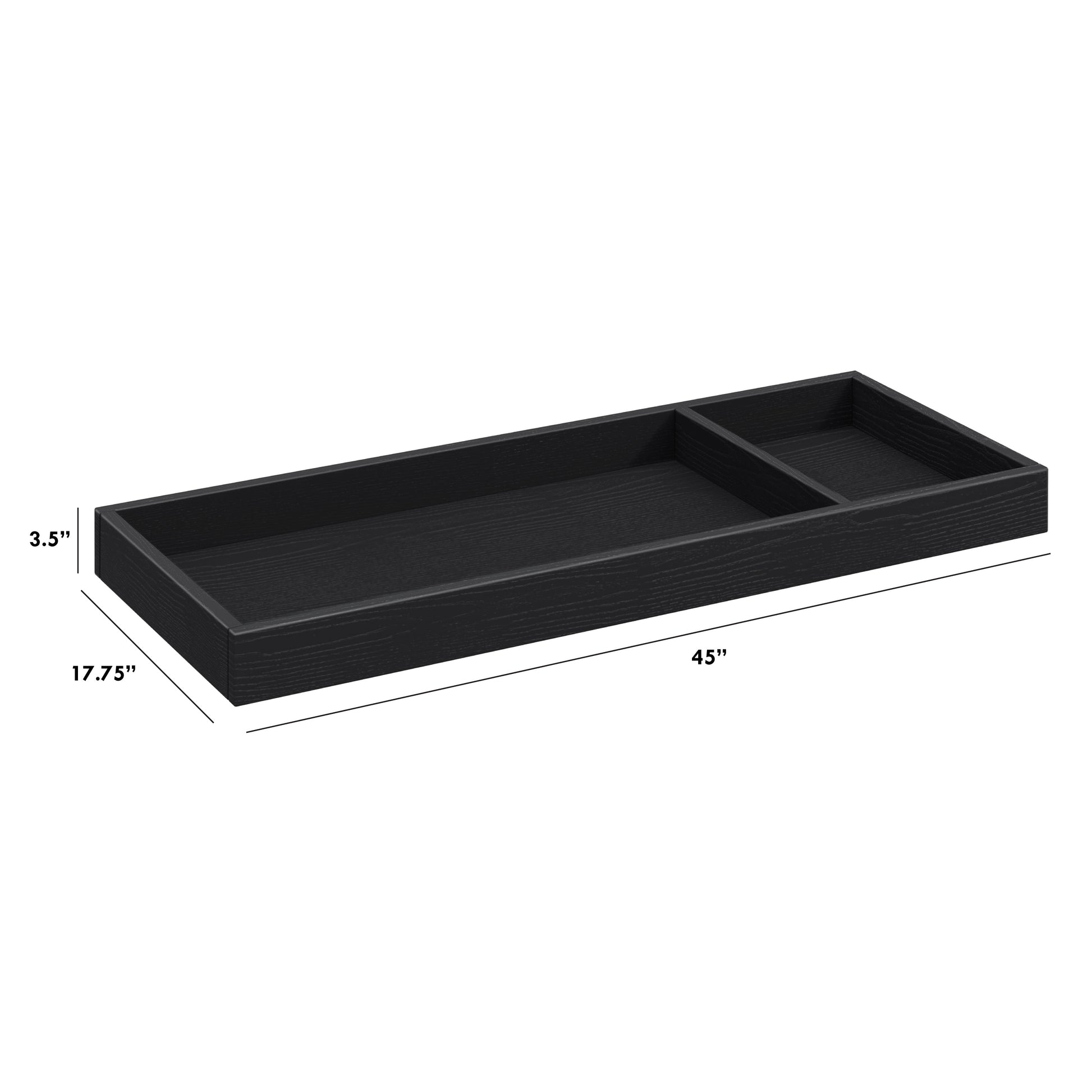 M0619AB,The MDB Family,Universal Wide Removable Changing Tray in Archival Black