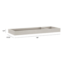 M0619LF,The MDB Family,Universal Wide Removable Changing Tray in London Fog