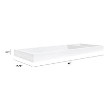 M0619LW,The MDB Family,Universal Wide Removable Changing Tray in Linen White