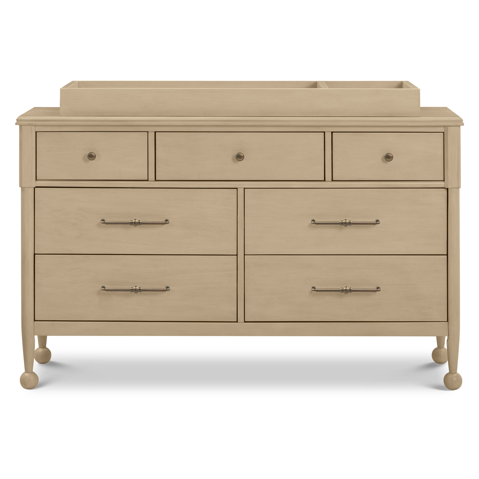 M0619WP,The MDB Family,Universal Wide Removable Changing Tray in Washed Pine