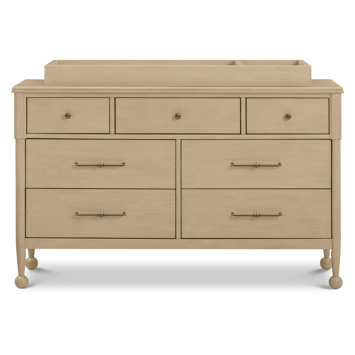 M0619WP,The MDB Family,Universal Wide Removable Changing Tray in Washed Pine