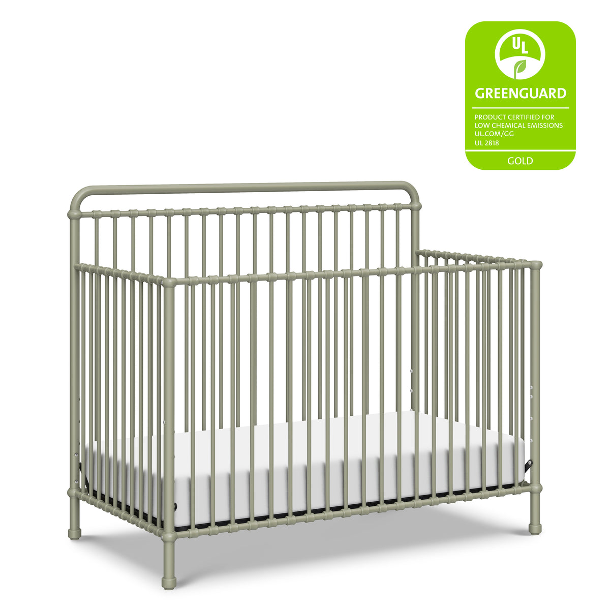 M15301HS,Namesake,Winston 4-in-1 Convertible Crib in Heirloom Sage