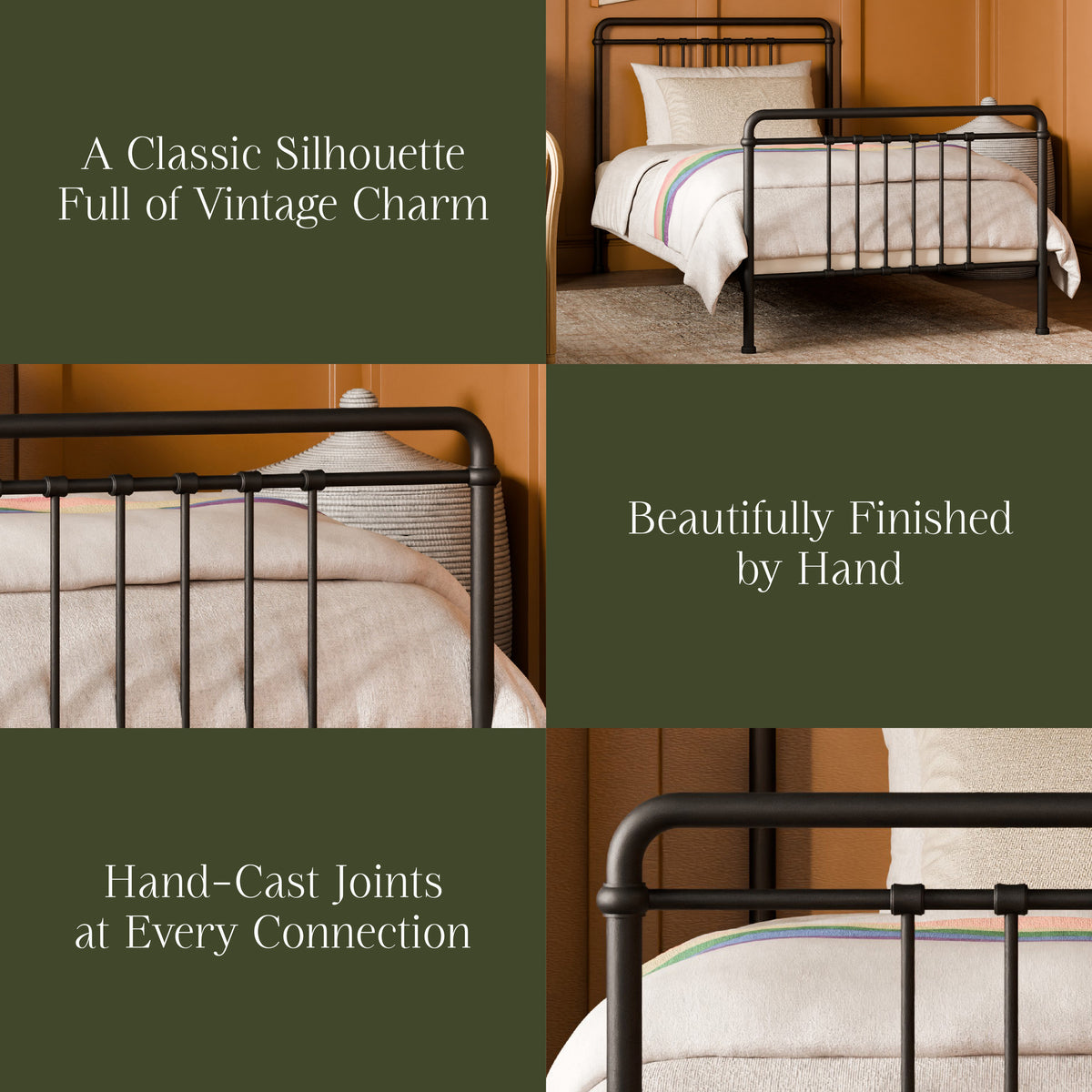M15369UR,Namesake Kids,Winston Twin Bed in Vintage Iron